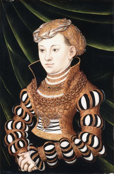 Ritratto della principessa Margaret von Sachsen da Lucas Cranach