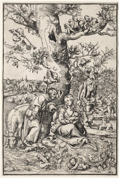 Riposo durante la fuga in Egitto da Lucas Cranach