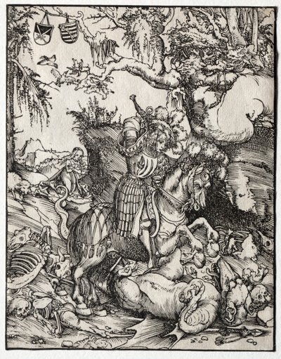 San Giorgio che uccide il drago da Lucas Cranach