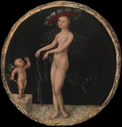 Venere e Cupido, c.1525-7 da Lucas Cranach the Elder