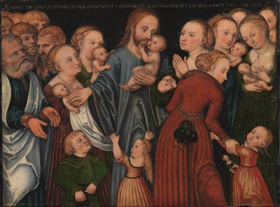 Cristo benedice i bambini da Lucas Cranach d.Æ.