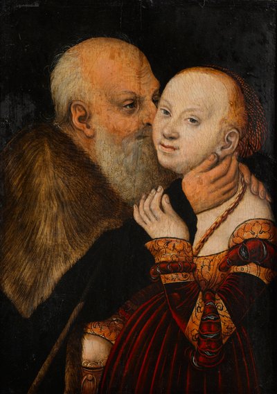 La coppia disuguale da Lucas Cranach d. Ä.
