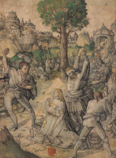 La lapidazione di Santo Stefano fuori dalla Porta d