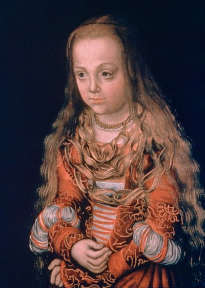 Una Principessa di Sassonia da Lucas Cranach the Elder