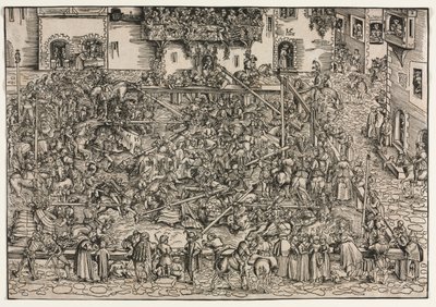 Un torneo, 1506 da Lucas Cranach the Elder