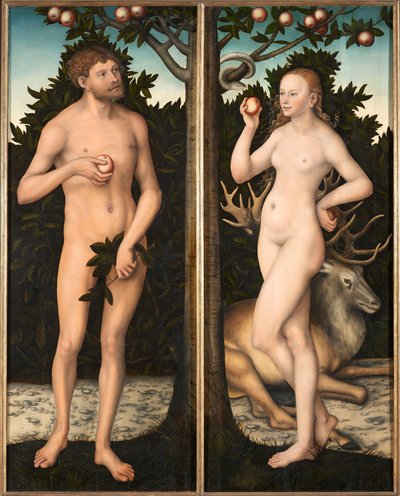 Adamo ed Eva da Lucas Cranach the Elder