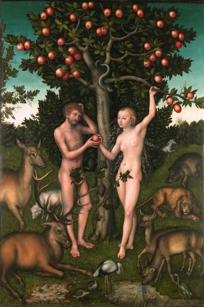 Adamo ed Eva da Lucas Cranach the Elder