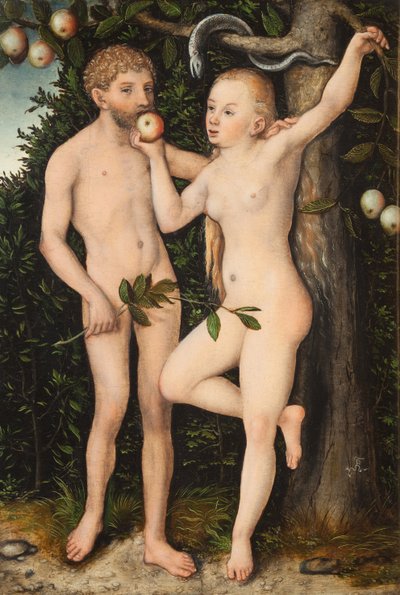 Adamo ed Eva da Lucas Cranach the Elder