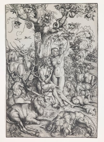 Adamo ed Eva in Paradiso da Lucas Cranach the Elder