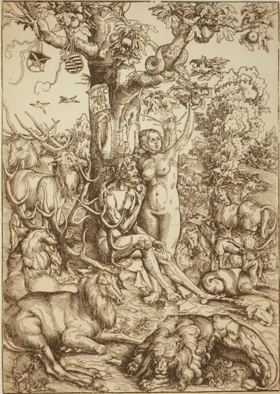 Adamo ed Eva in Paradiso da Lucas Cranach the Elder