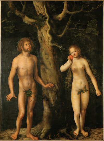 Adamo ed Eva da Lucas Cranach the Elder
