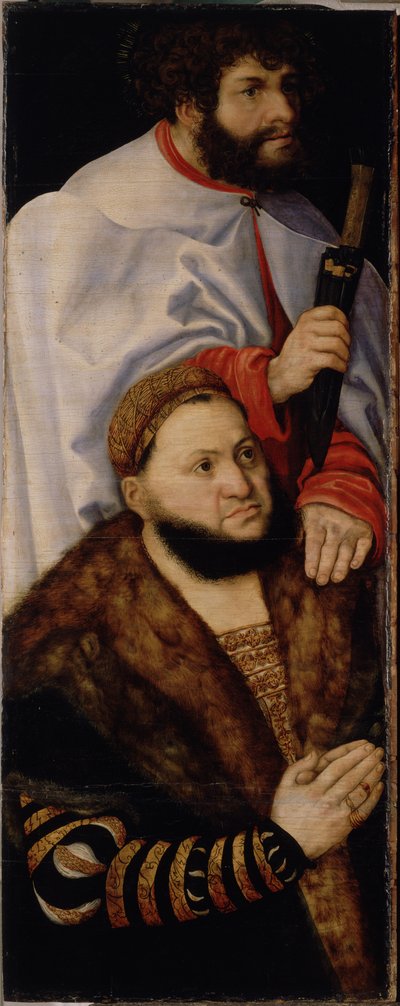 Pala della Vergine, o cosiddetta Pala dei Principi [ala sinistra]. da Lucas Cranach the Elder