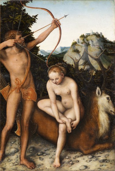 Apollo e Diana, ca 1530 da Lucas Cranach the Elder