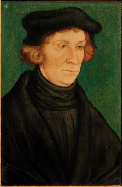 Ritratto di uno Studioso (Otto Brunfels) da Lucas Cranach the Elder