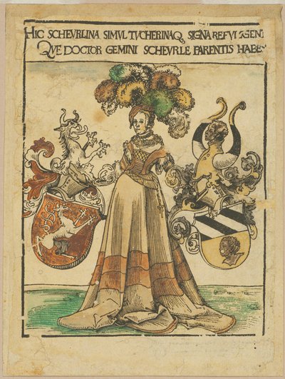 Libro-piatto di Scheurl e Tucher da Lucas Cranach the Elder