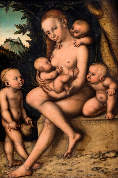 Carità, 1535 da Lucas Cranach the Elder