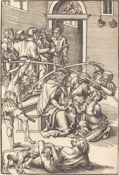 Cristo coronato di spine da Lucas Cranach the Elder