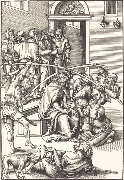 Cristo coronato di spine da Lucas Cranach the Elder