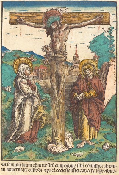 Cristo sulla croce tra la Vergine e San Giovanni da Lucas Cranach the Elder