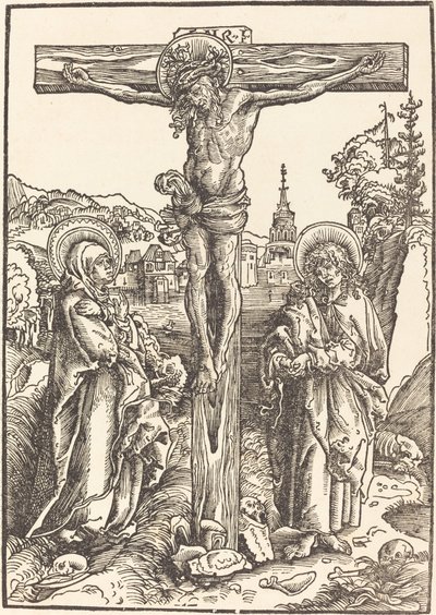 Cristo sulla croce tra la Vergine e San Giovanni da Lucas Cranach the Elder