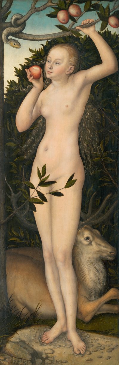 Eva, 1533-37 da Lucas Cranach the Elder