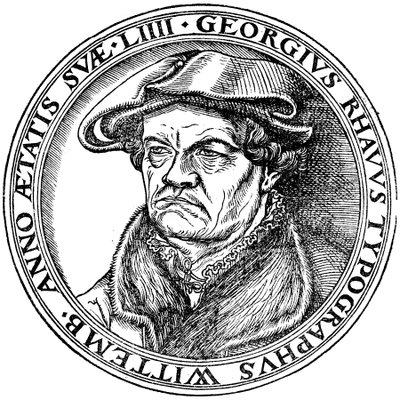 Georg Rhau (1488-1548) da Lucas Cranach the Elder