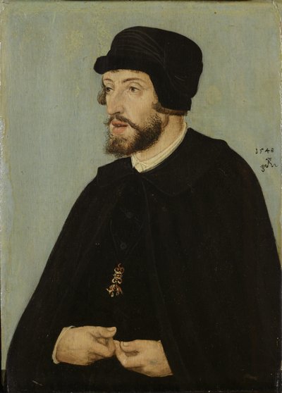 Tedesco: Bildnis König Ferdinands I. Ritratto di Ferdinando I, Sacro Romano Imperatore da Lucas Cranach the Elder