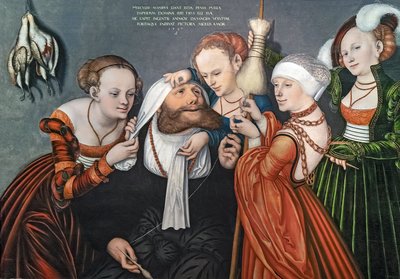 Tedesco: Herkules bei Omphale Ercole alla corte di Omphale da Lucas Cranach the Elder