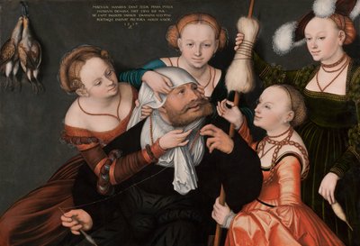 Ercole e Onfale, 1537 da Lucas Cranach the Elder