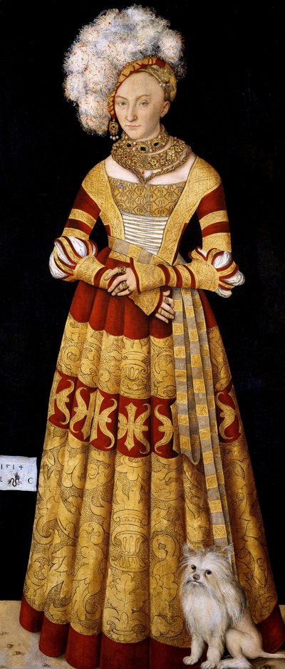 Duchessa Katharina von Mecklenburg da Lucas Cranach the Elder