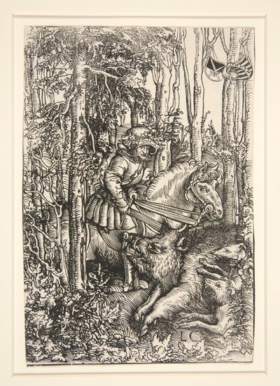 Cacciatore che uccide un cinghiale da Lucas Cranach the Elder
