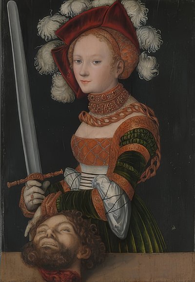 Giuditta con la testa di Oloferne da Lucas Cranach the Elder