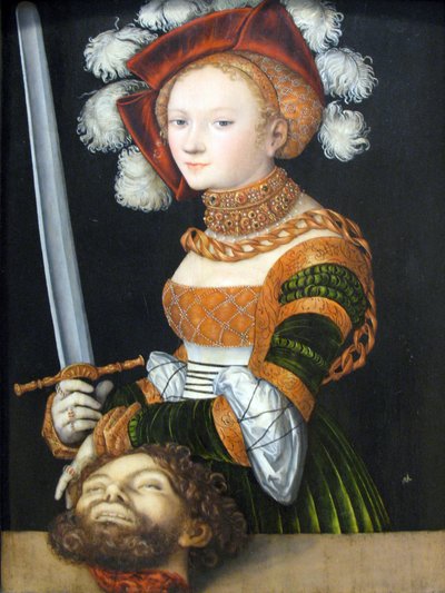 Giuditta con la testa di Oloferne da Lucas Cranach the Elder