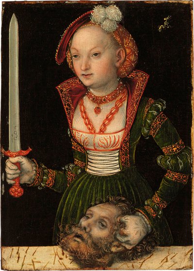 Giuditta con la testa di Oloferne da Lucas Cranach the Elder