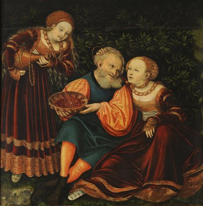 Lot e le sue figlie da Lucas Cranach the Elder