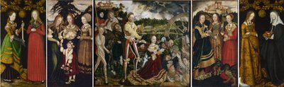Lucas Cranach il Vecchio - Pala di Santa Caterina (Dresda e Londra) da Lucas Cranach the Elder