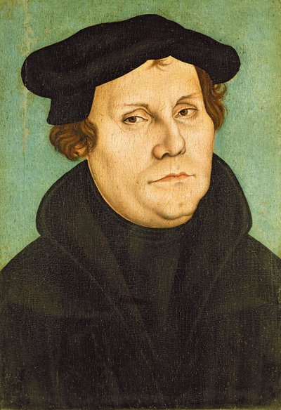 Lutero come Professore, 1529 da Lucas Cranach the Elder