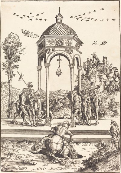 Marco Curzio si tuffa nel baratro da Lucas Cranach the Elder