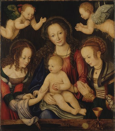Altare della Madonna, detto Altare dei Principi (pannello centrale) da Lucas Cranach the Elder