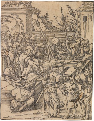 Martirio di San Bartolomeo. Dalla serie Martirio dei Dodici Apostoli da Lucas Cranach the Elder