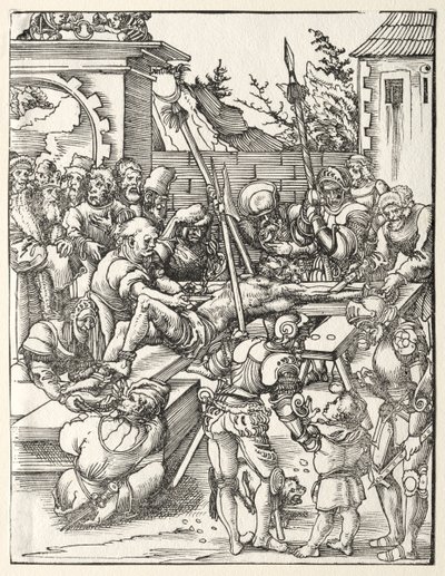 Martirio di San Bartolomeo da Lucas Cranach the Elder
