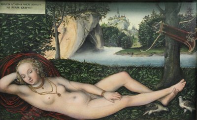 Ninfa alla fonte da Lucas Cranach the Elder