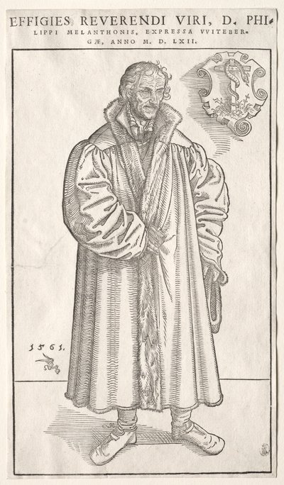 Filippo Melantone da Lucas Cranach the Elder