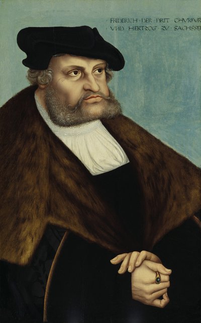 Ritratto di Federico III, Elettore di Sassonia 1463-1525 da Lucas Cranach the Elder