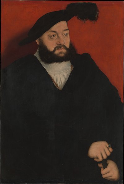 Ritratto di Giovanni, Principe Ereditario di Sassonia da Lucas Cranach the Elder