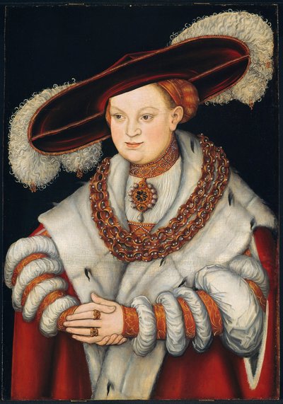 Ritratto di Magdalena di Sassonia, moglie dell