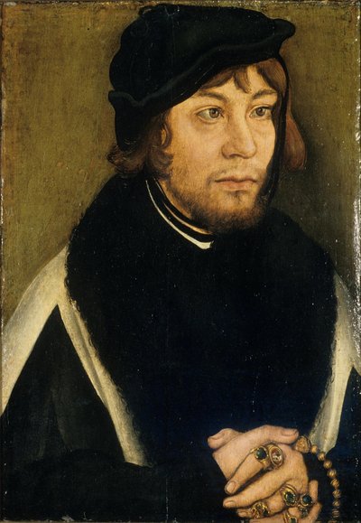 Ritratto del margravio Albrecht di Brandeburgo-Ansbach da Lucas Cranach the Elder