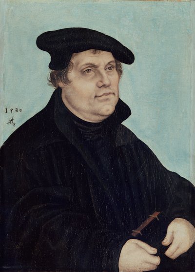 Ritratto di Martin Lutero da Lucas Cranach the Elder