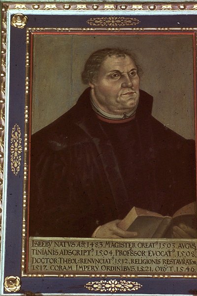 Ritratto di Martin Lutero da Lucas Cranach the Elder