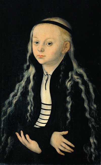Ritratto di una giovane ragazza (presumibilmente un ritratto di Magdalena Luther) da Lucas Cranach the Elder